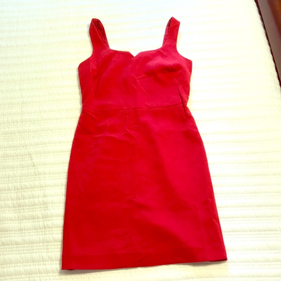 apple red dress